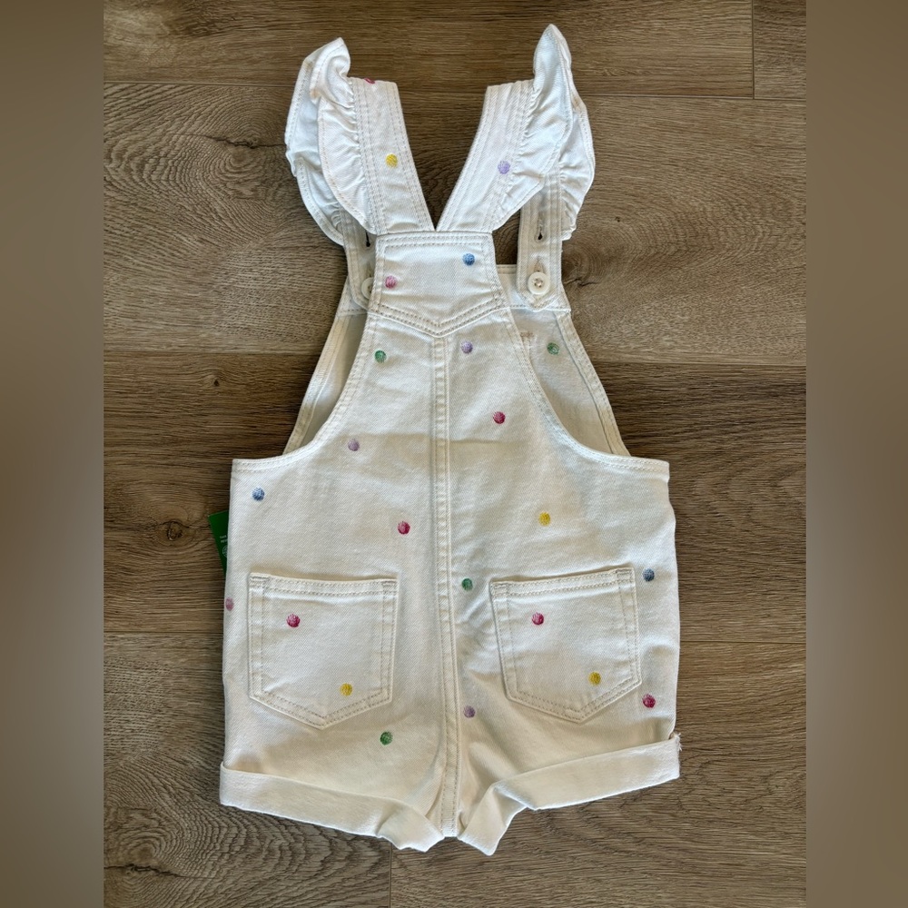Gap Toddler Girls overalls white Size 4T - Picture 3 of 3